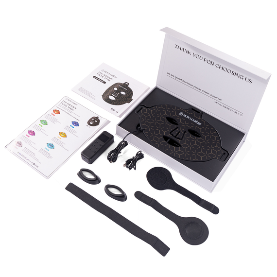 Mascarilla facial de terapia LED image-2