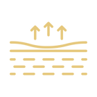 Illustration of a road with arrows indicating direction on a white background
